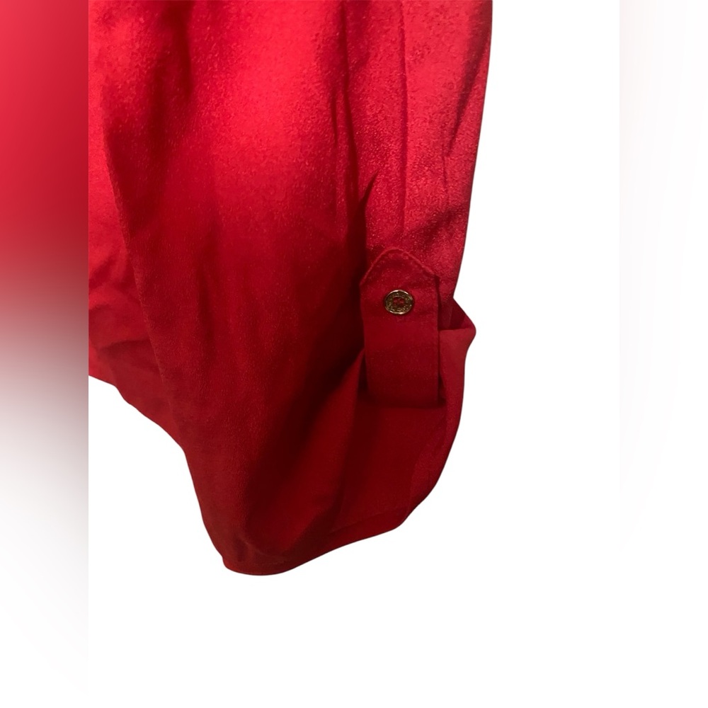Calvin Klein-Hot pink Blouse with gold detailing - Picture 4 of 5